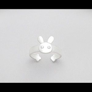 Sterling Silver Bunny Toe Ring